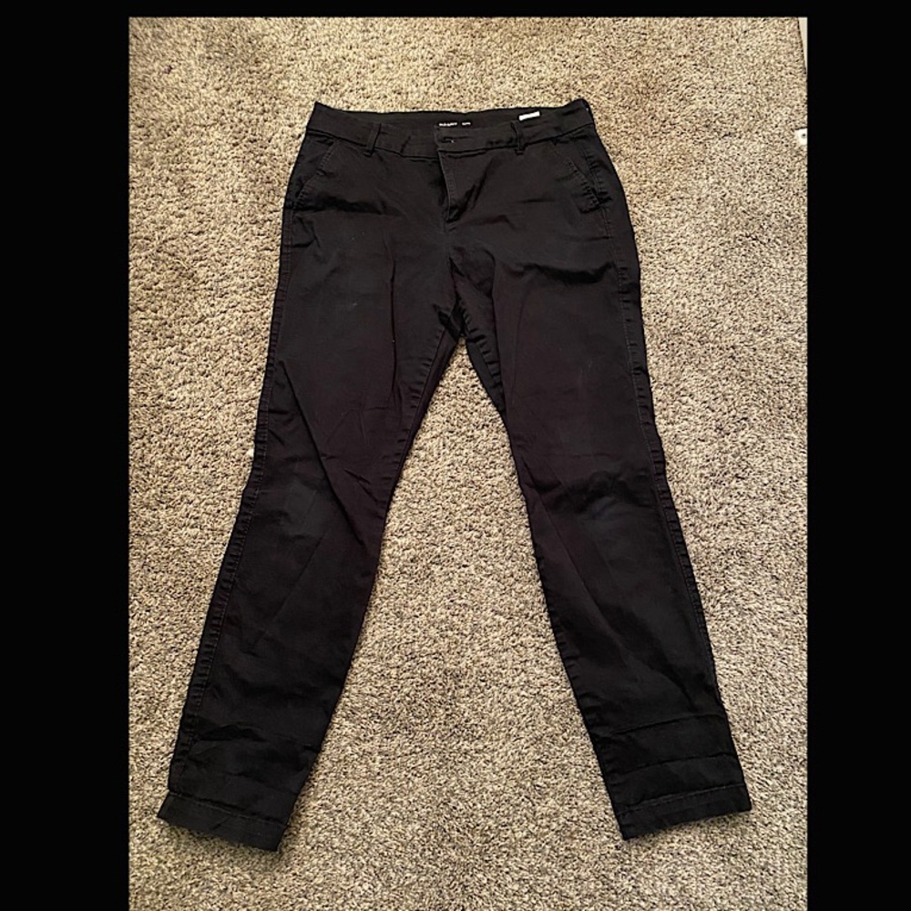 Old Navy Black Dress Pants Skinny